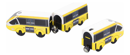 Tren De Juguete Amarillo Para Niños, Kit De Juguetes Interac