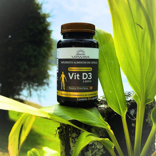 Vitamina D3 - 2.000 Ui - Alta Imunidade (120 Comp) Sabor Sem sabor