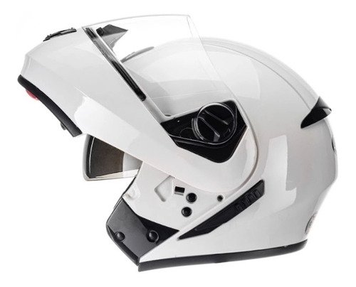 Capacete Articulado Óculos Peels Urban U-rb2 Branco Brilho