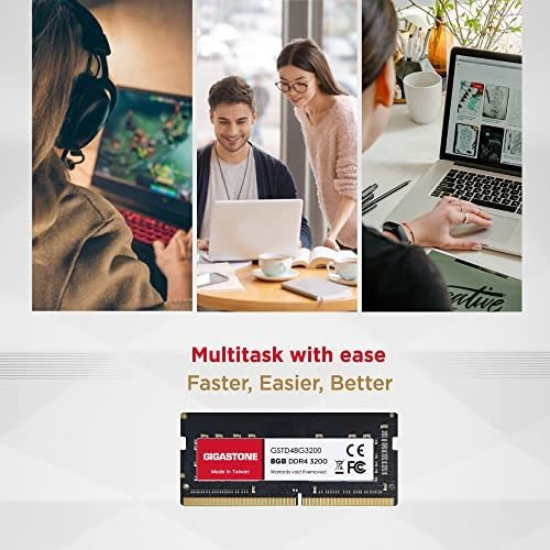 Memoria Ram 8gb Ddr4-3200mhz Pc4-25600 Cl22 1.2v 260 Pin