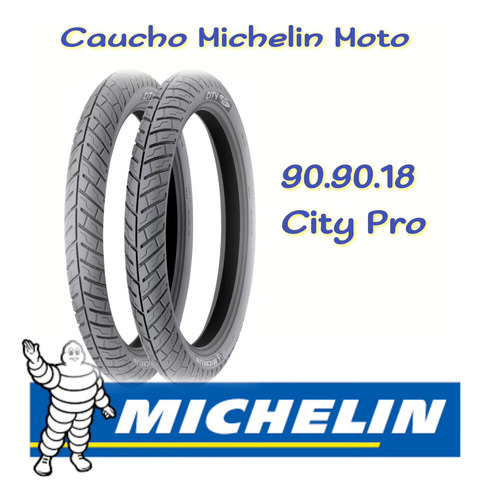 Caucho Para Moto Michelin 90-90-18