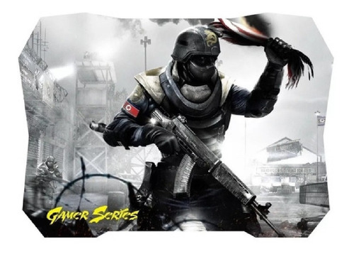 Mousepad Pad Gamer 35x25cm Call Of Duty Gamer Series Color Gris