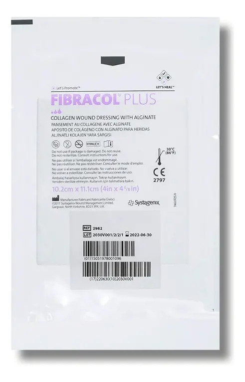 Fibracol Plus Colágeno Y Alginato 10,2x11,1cm (1 Unidad)