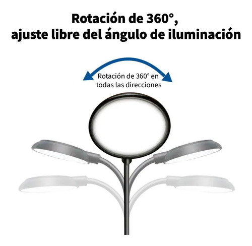 Lámpara 6w Usb Para Pecera Con Clip, 3 Modos De Luz