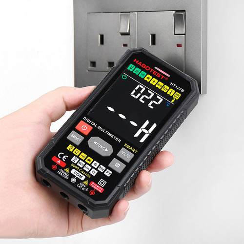 Multímetro Multifunción Habotest Ht127b Para Electricistas