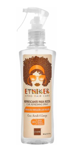 Refrescante Para Rizos O Crespos De Etniker De 300 Ml