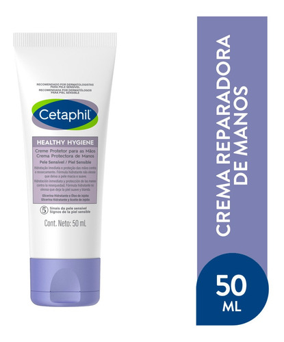 Crema Reparadora De Manos Healthy Hygiene Cetaphil 50gr