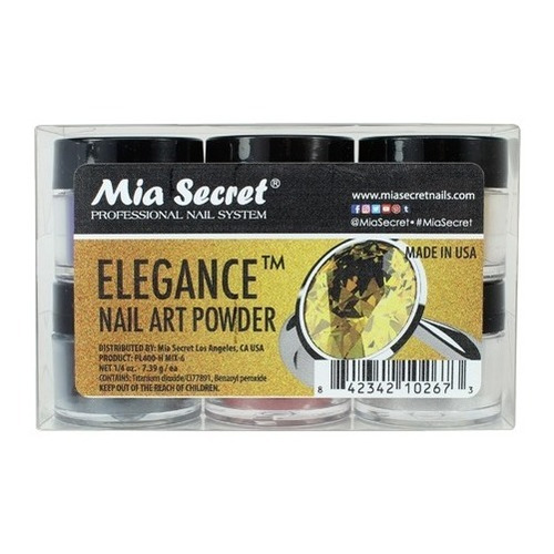 Acrílico Colección Elegance Powder Mia Secret (06 Tonos)