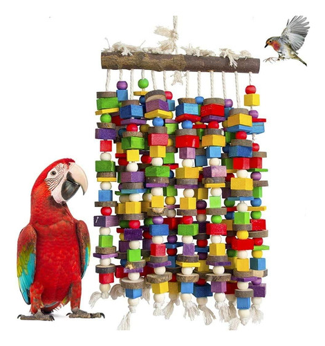 Bloques De Madera Natural De Pájaros De Pájaros Extra De Con