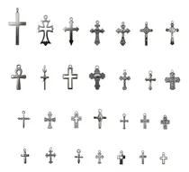Comprar 50gr Dijes Cruces De Metal Cruz Bijou Denarios Souvenir Deco