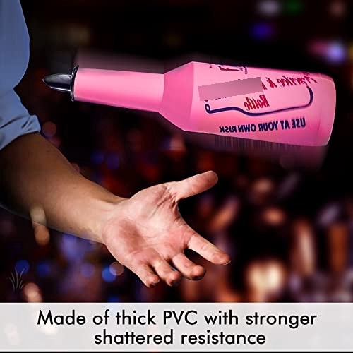 Suprobarware Flair Bottle - Pink Flair Bartender Kit 7pcs, 2