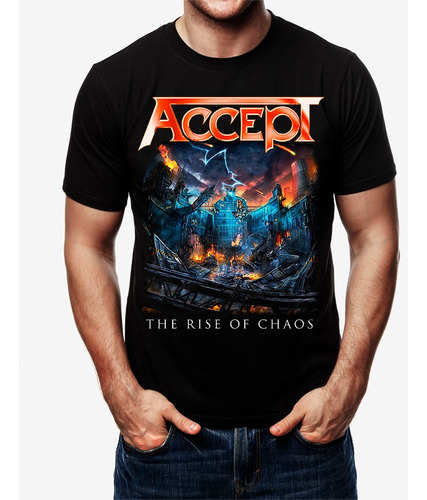 Polera Accept  - The Rise Of Chaos