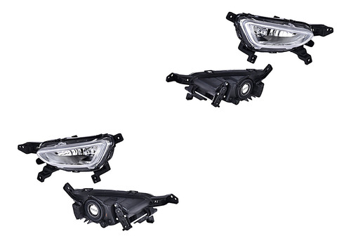 Par Faros Niebla S/foco Para Hyundai Tucson 16-18 Depo