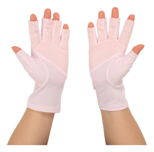 Guantes De Manicura Protección Uv Uv Fibra De Algodón Sin