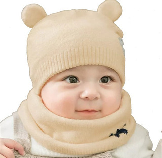 Gorro de punto para beb/é con forro polar para invierno gorro t/érmico RUXIYI 3-4 a/ños para ni/ños de 6 meses a 6 a/ños