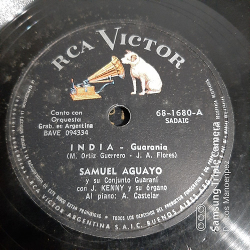 Pasta Samuel Aguayo Guarani Kenny Rca Victor C135