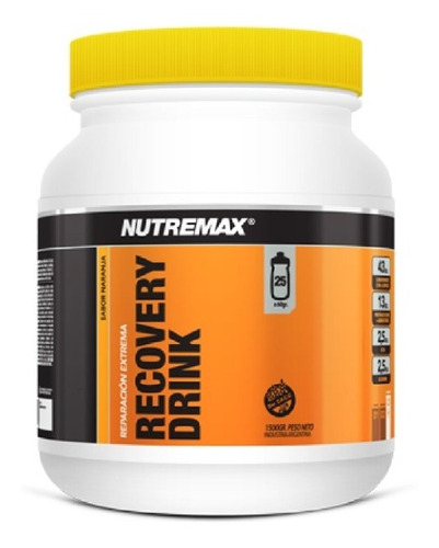 Recovery Drink - Bebida Isotónica Nutremax 1,5 Kg