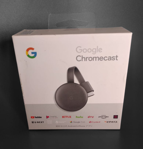 Google Chromecast 3gen Hd Sin Control Remoto Negro