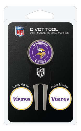 Team Golf Nfl Divot Tool 3 Marcador Pelota Son Esmalte Doble