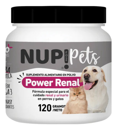 Nup!pets Power Renal Para Perros Y Gatos 120 Gr 