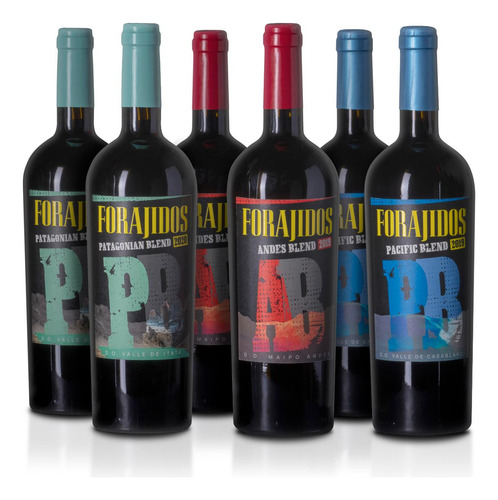Pack De 6 Forajidos Blends Caja Mix