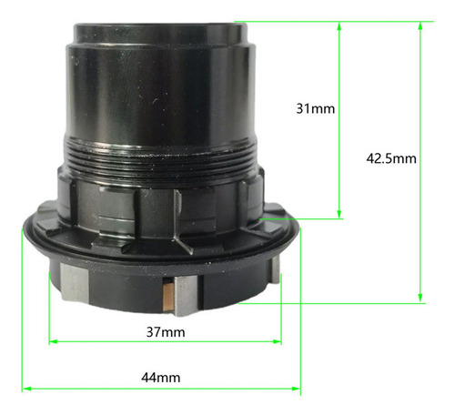 N Xd / Xdr 11-12 Speed Freehub Body Bicicleta Aluminio Y