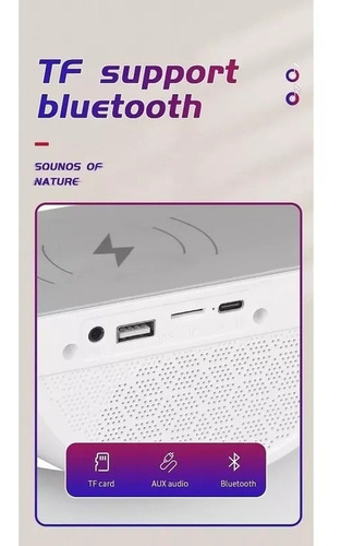 Lámpara De Mesa Altavoz Bluetooth Inteligente Atmósfera B