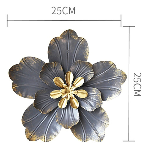 Metal Flower Wall Art Décor,rustic Modern Floral Sculpture