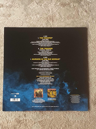 Lp Picture Disc - Iron Maiden - The Trooper - Novo + Extras