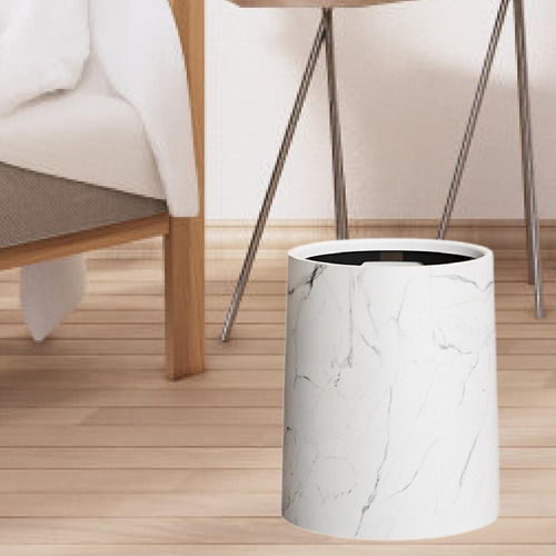 Elegante Receptáculo De Basura Abierto Para Oficina En 12l
