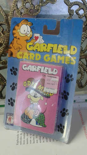 Jogos Vintage Garfield Card Games For Children - Raridade