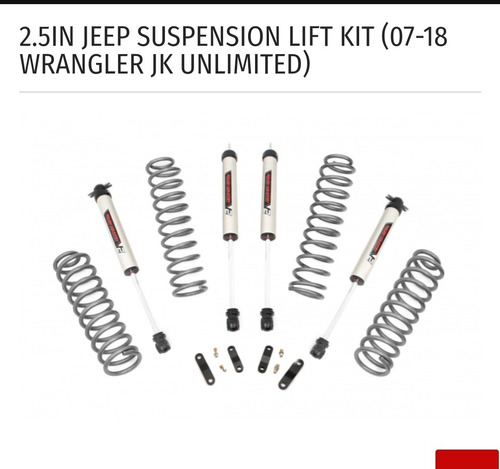 2.5 Monotube  Suspension Lift 07-18 Wrangler Jk Unlimited