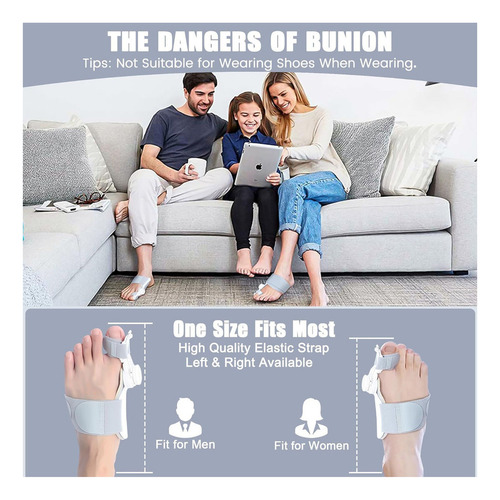 Separador De Dedos Rotaflex Bunion Corrector
