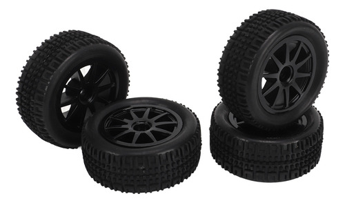 Neumáticos De Coche Rc 1/16, 4 Piezas, Escala 10 Radios Para