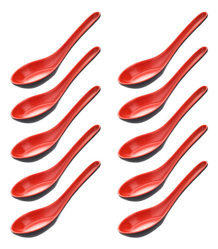 Hjq 15 Cucharas De Melamina, Asiáticas, Chinas, Won Ton,