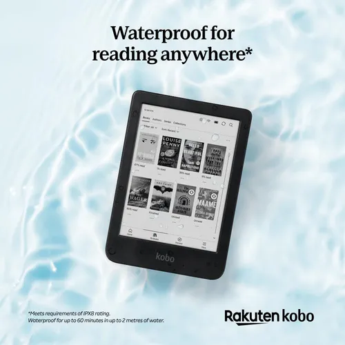 Ereader Kobo Clara Bw De 16 Gb, Antideslumbrante, Resistente