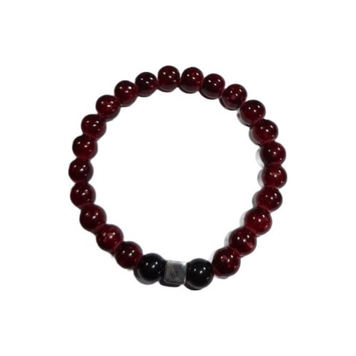 Pulsera Color Granate Para Hombre