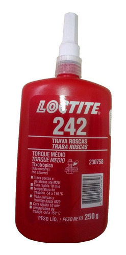 Fijador De Rosca Tuercas Tornillos Loctite 242 X 250 G