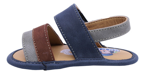 Sandalia Niño Audaz Delgada Y Flexible Con Velcro
