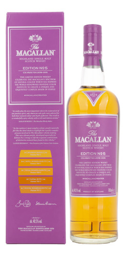 Whisky Macallan Edition 5 X 700 Ml