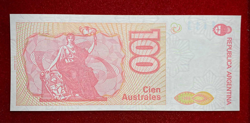 Billete 100 Australes Reposición Bottero 2848 Sin Circular