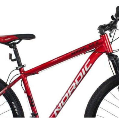 Bicicleta Mountain Bike Nordic X2.0 Rodado 29 T20 Rojo - Gri