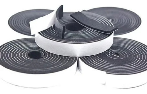 Fita Espuma Borracha Vedação Ruído Eva 15 Mm X 3 Mm X 10 Mts