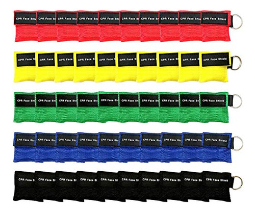50 Mascarillas De Rcp, Máscara De Bolsillo Desechable ...