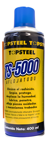 5x Aceite Lubricante Aflojatodo 400 Ml Ts-5000 Top Steel