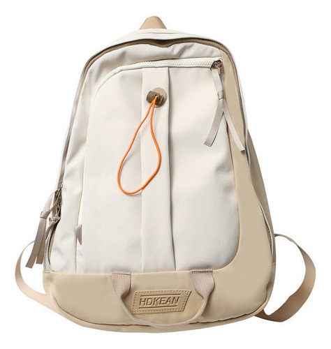 Mochila escolar Genérica Fashionable Hundred Student Bag Fashionable Hundred Student Bag color blanco 20L