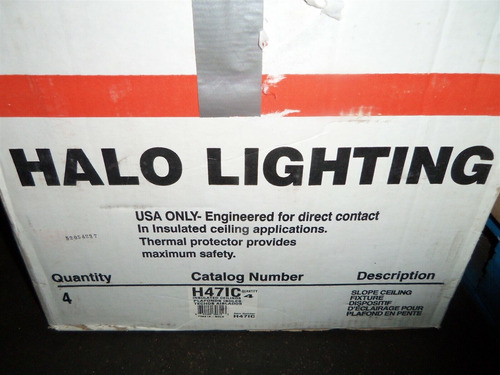 New  Halo Lighting H471c Recessed Light Fixtures, Lot Of Mww