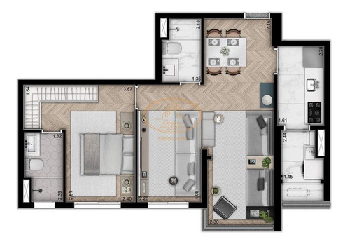 Apartamento Com 2 Dormitório(s) Localizado(a) No Bairro Vila Monte Alegre Em São Paulo / São Paulo - 6885:912446