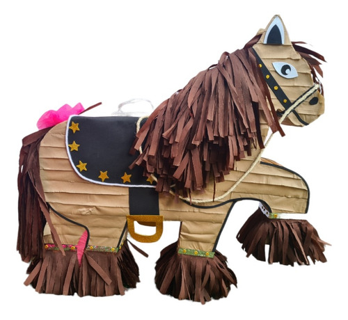Piñata 2d En Forma De Caballo
