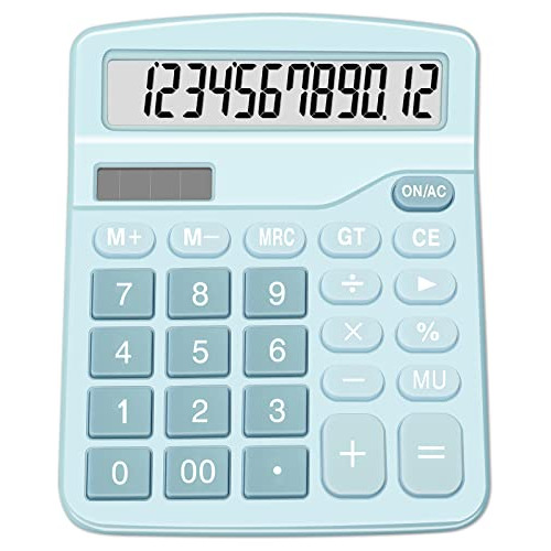 Calculadora Basica Linda Para Niños De Color Azul Claro 1pc